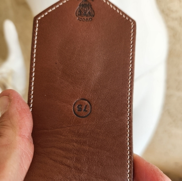 Vintage Gucci Leather BELT - Picture 11 of 14